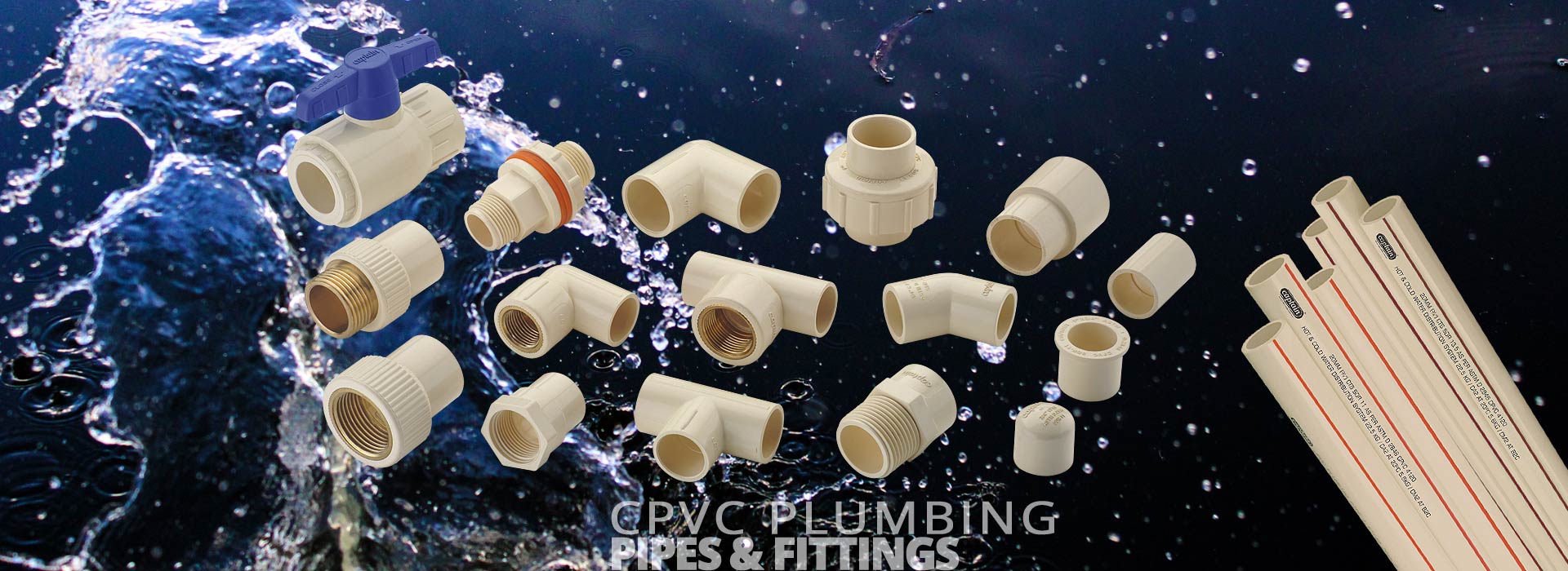 CPVC Plumbing Pipes and Fittings from Captain Pipes Ltd.