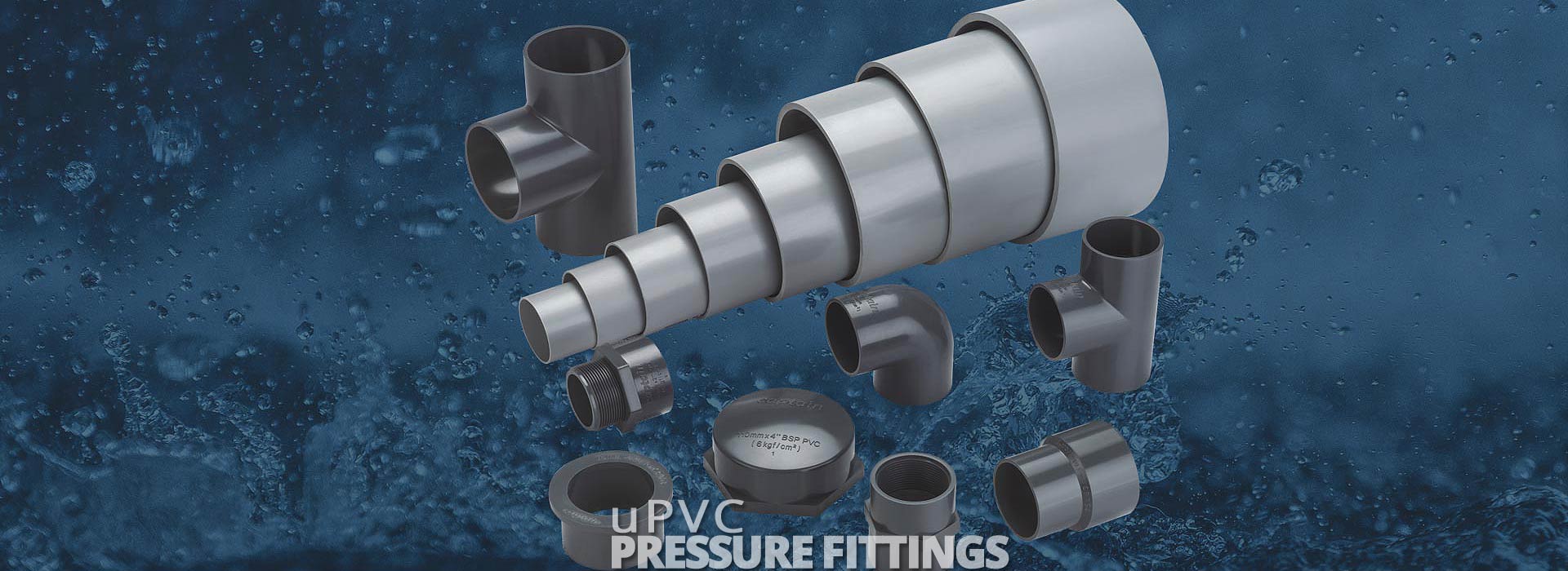 uPVC Pressure Pipes Fittings from Captain Pipes Ltd.