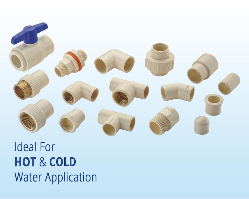 CPVC Plumbing Pipes and Fittings