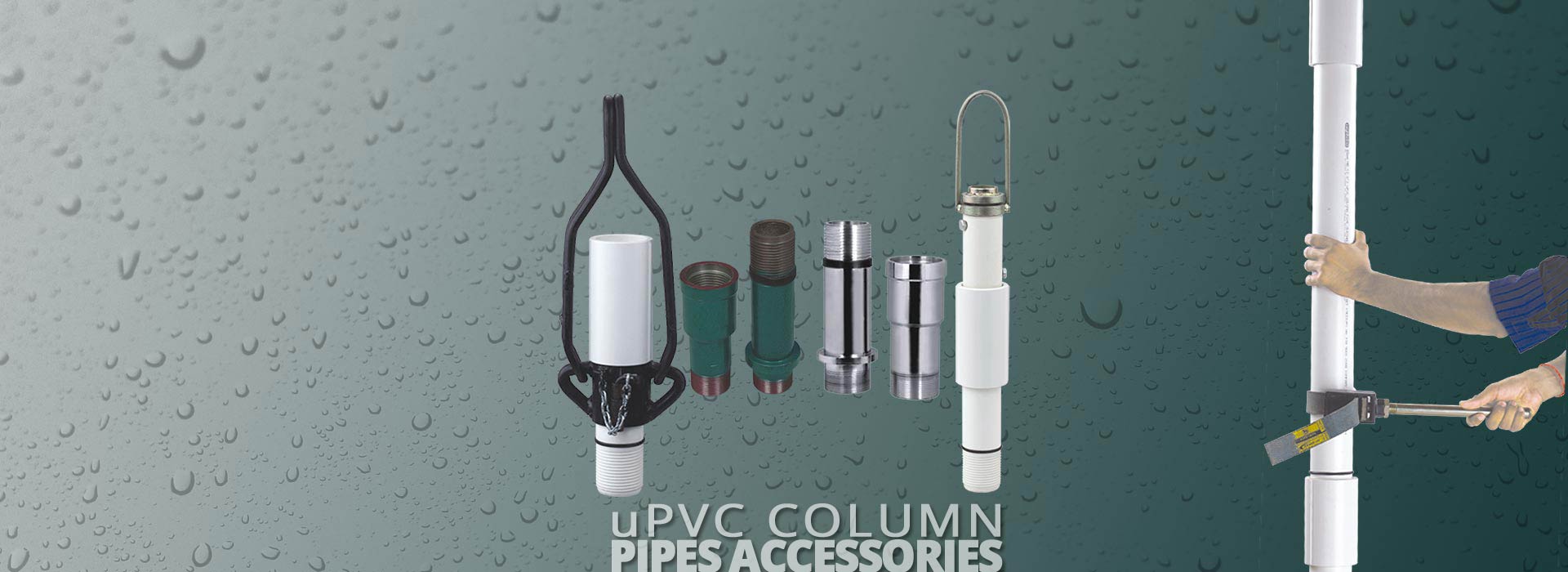 uPVC Column Pipes Accessories from Captain Pipes Ltd.